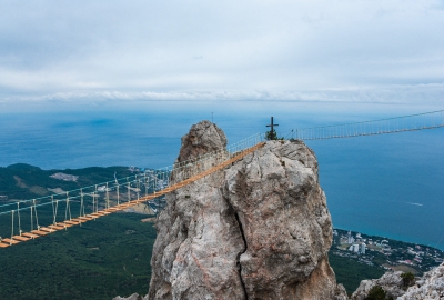 Подвесной мост на Ай-Петри стал одним из лучших в мире