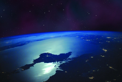 Российский космонавт поздравил Крым и выложил фото полуострова с орбиты